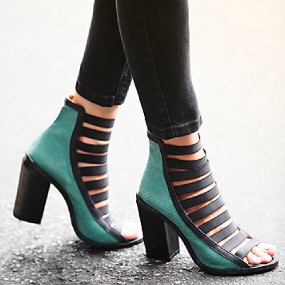 FP Sixty Six emerald Tribeca Elastic boots sandal